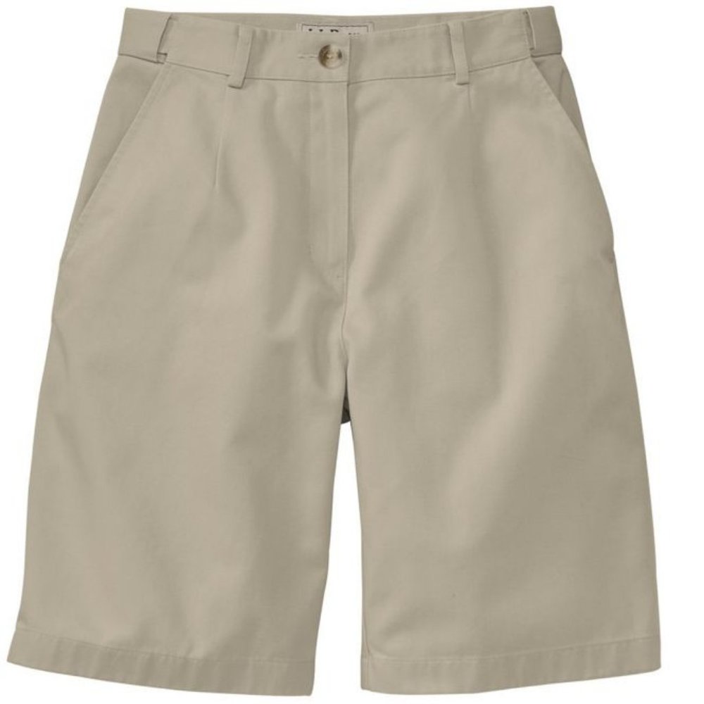 L.L. Bean Original fit Bermuda Shorts Wrinkle Free Comfort Waist 18